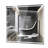 Attache Rectangle LED Backlit Wall Mounted Bathroom Mirror-437571278