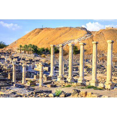 Beit She'an - Wrapped Canvas Print