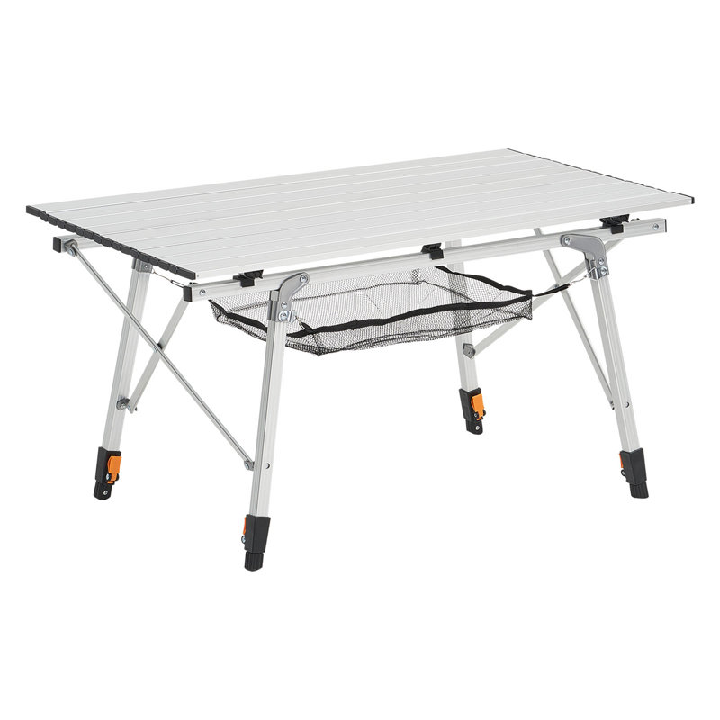 Couche de maille pliante en aluminium pour table de camping
