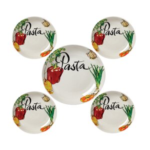 Lorren Home Trends Porcelain China Pasta Dish & Reviews | Wayfair