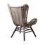 Fauteuil de patio haut à oreilles avec coussins Adagio-1632951001