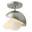 Brooklyn 1 - Light Double Shade Semi Flush Mount-66074462-66074465