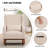 30" Wide Rocking Chair with Solid Wood Leg and Footrest-1568238669