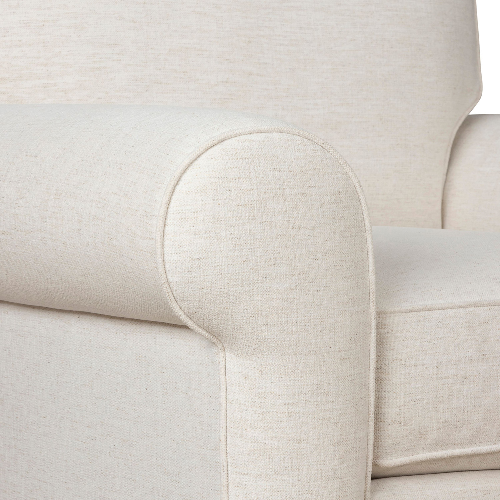 Porter Armchair, Nomad Snow Crypton® Chenille