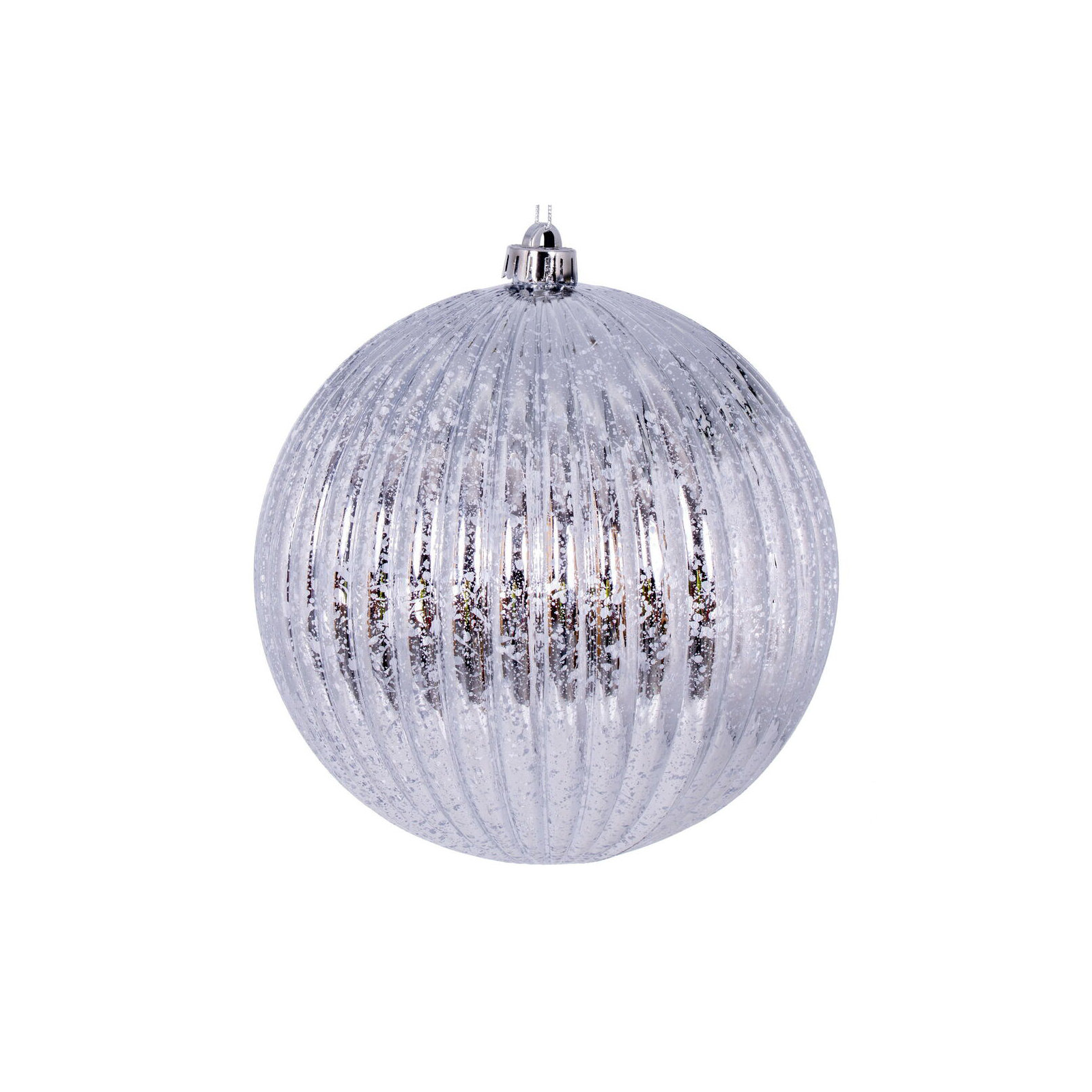 Chistmas Ball Ornament Set of 4, Silver