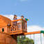 Ensemble de balançoire entièrement en cèdre Backyard Discovery Skyfort II