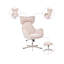 Swivel Armchair SONDERBY Fabric Beige