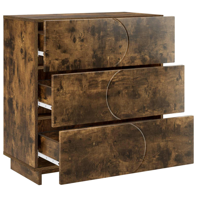 70 cm W Sideboard, Smoked Oak