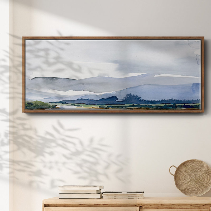 Blue Ridge I- Framed Canvas