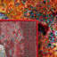 Tapis rouge / orange à motif abstrait Vincenzo-433424137
