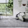 , Light Grey Gallery Striped Machine Woven Area Rug