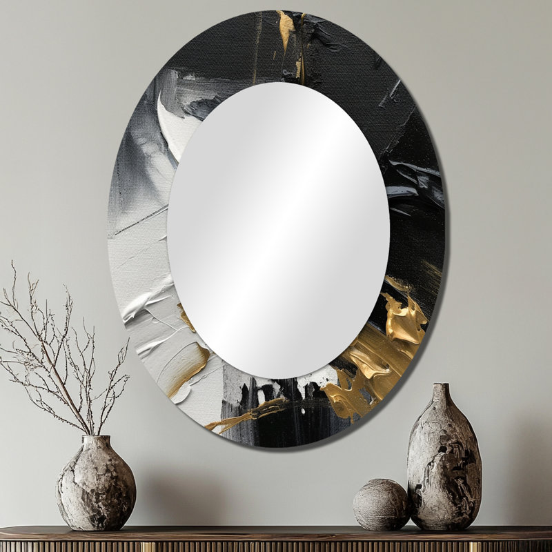 Miroir mural ovale exquis Darling, 40 po x 30 po