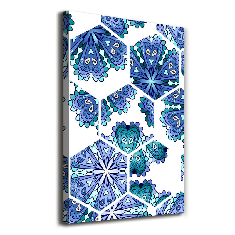 Elements Of The Mandala - Wrapped Canvas Print