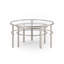 Ensemble de 2 tables basses gigognes à 4 pieds Gaia-489759436