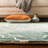 Berman Hand Tufted Wool/Cotton Geometric Rug in Sage Green/Ivory-20945971