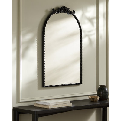 Anzlie Wrought Iron Arch Wall Mirror