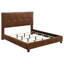 Lit Farrell California King en similicuir brun-1431060402