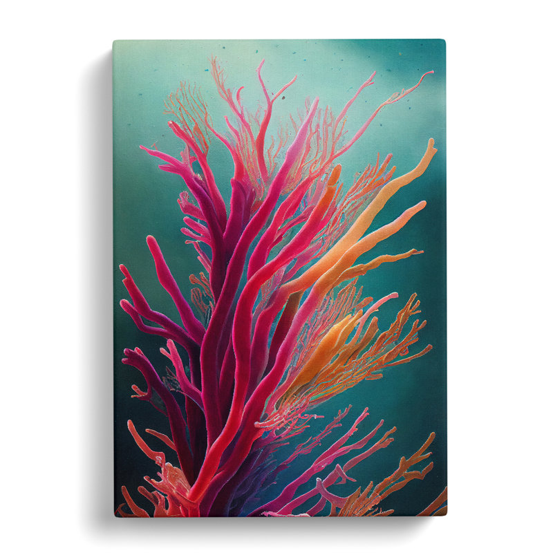 Fascinating Coral Reef - Wrapped Canvas, 50cm H x 35cm W