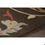 Tapis en laine à motif de médaillons botaniques traditionnels en laine touffeté à la main brun foncé, doré, terre cuite, vert sauge et brun clair Adairsville-1690076663