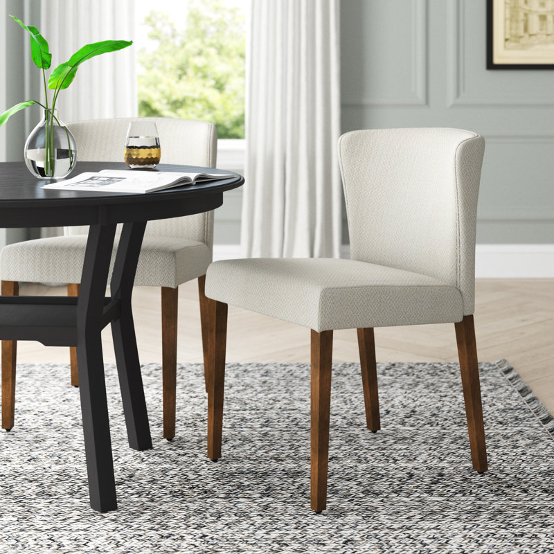 Kidsgrove Upholstered Side Chair, Cardiff Cream