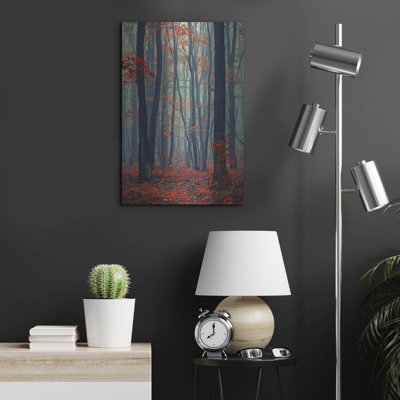Autumn Forest In The Mist' by Igor Vitomirov, Metal Wall Art