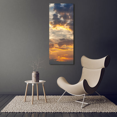 Sunset Sky - Wrapped Canvas Print