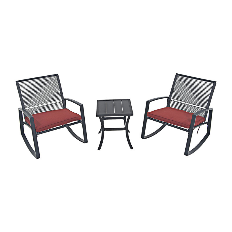Ensemble de conversation bistro pour 2 personnes, Red