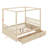 Canopy Bed with Storage Drawers-520123762-520123764