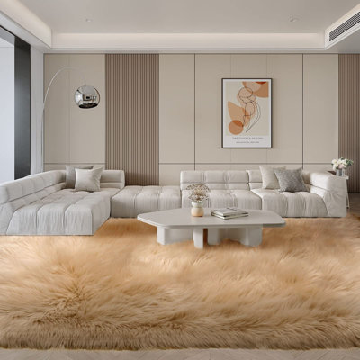 Maeliyah Faux Sheepskin Indoor Rug