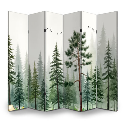 Cloison pliante 6 panneaux paravent Royal Misty