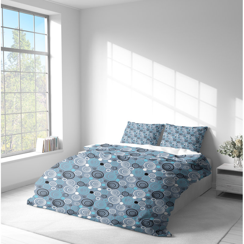 Abstract Duvet Cover, King Duvet Cover + 2 King Shams