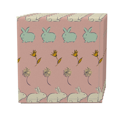 Gangleri Cotton Twill Animals/Nature Square Napkin