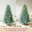 Arbre de Noël artificiel pré-éclairé avec lumières blanc chaud-1526791104
