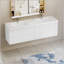 Meuble-lavabo flottant avec lavabo, meuble-lavabo mural moderne avec deux lavabos et quatre tiroirs à fermeture en douceur-408516439-408516438