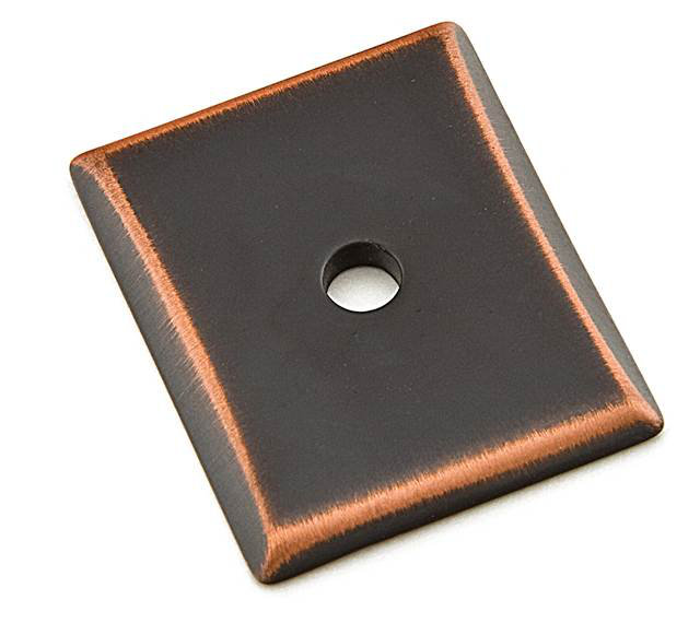 Metal Knob Backplate, Oil Rubbed Bronze