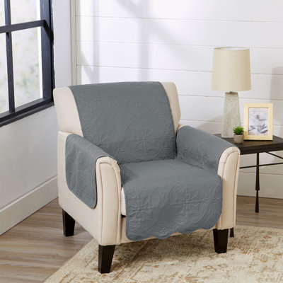 Medallion Reversible Chair Pet Furniture Protector Slipcover
