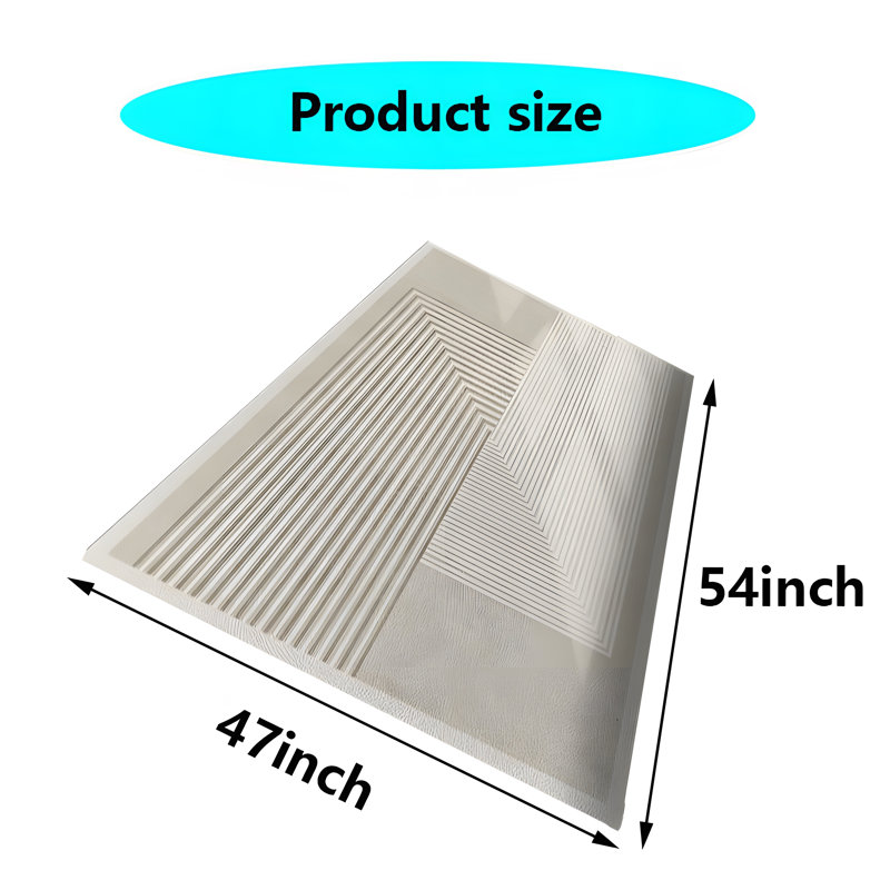 Tapis rectangulaire Chrishana, Rectangle 3 pi 11 po x 4 pi 6 po