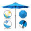 Parasol de jardin extérieur solaire 9 pi x 9 pi Yolanda Yolanda-1132754992