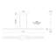 Luminaire suspendu linéaire 42 po Dakota-171900157