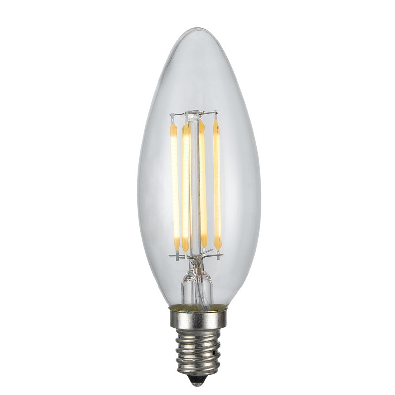 Ampoule DEL Edison 40 watts à bougie équivalente 40 watts