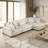 Hulett Square Arms Corduroy Modular Sectional with Chaise-737961205-734540729