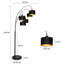 Backstrom 180cm Arched Floor Lamp