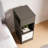 1-Drawer 2-shelf Modern Semi-open Nightstand