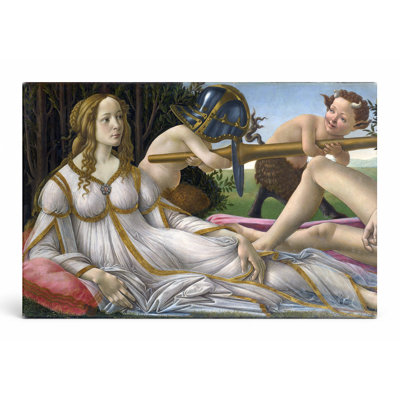 Venus and Mars (c. 1485) - Art mural sur toile paysage