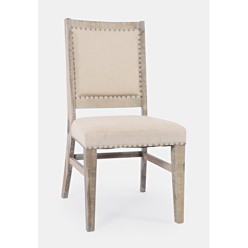 Chaise d'appoint rembourrée Panama, Cendré
