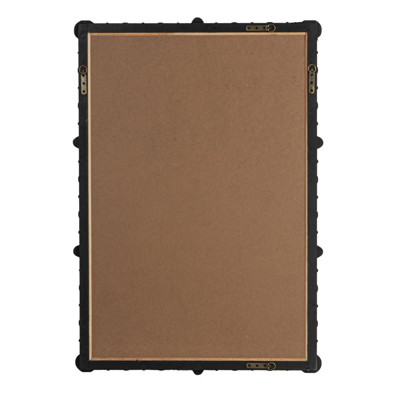 Miroir mural Scarlett, Noir, 44 po x 30,75 po