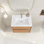 Meuble-lavabo mural flottant 30 po avec lavabo simple 30 po