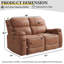Canapé inclinable électrique en cuir Menges-106872473-106872472