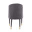 Chaise rembourrée en velours Sudie-2121664684