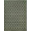 Wool Geometric Area Rug in Blue-1539338441